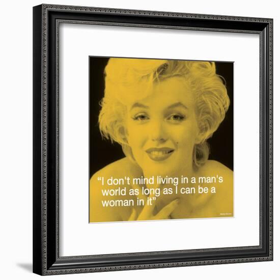 Marilyn: Man's World-null-Framed Art Print