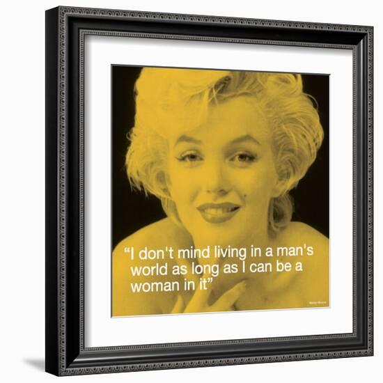 Marilyn: Man's World-null-Framed Art Print