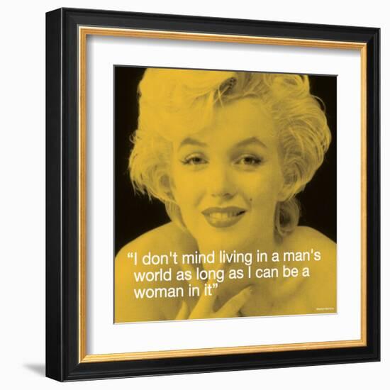 Marilyn: Man's World-null-Framed Art Print