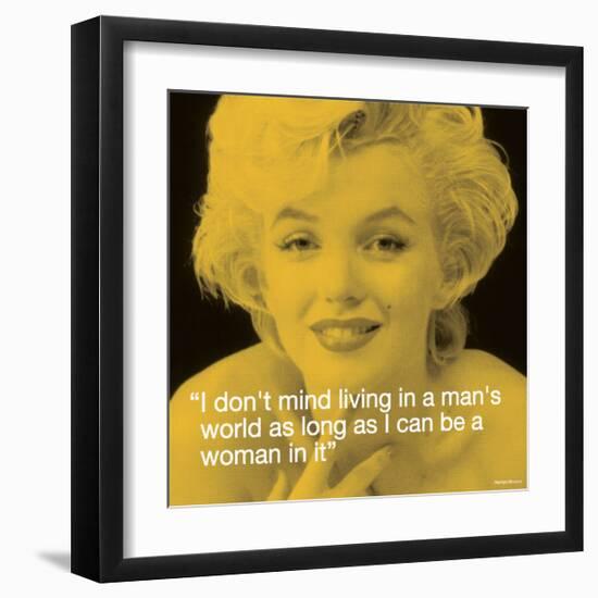 Marilyn: Man's World-null-Framed Art Print