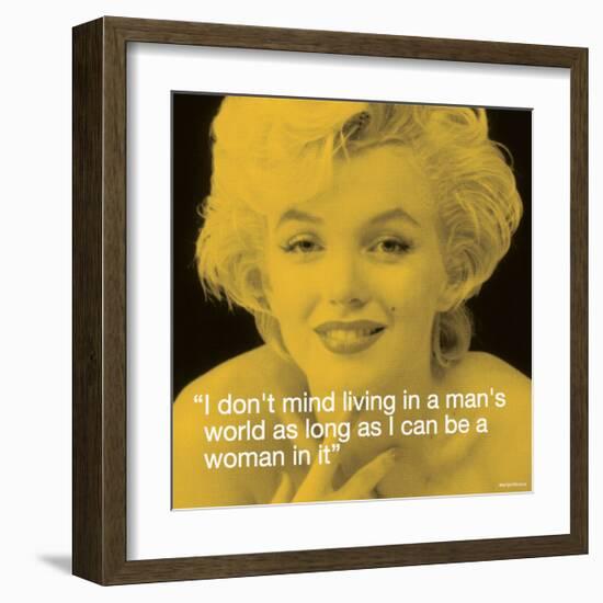 Marilyn: Man's World-null-Framed Art Print