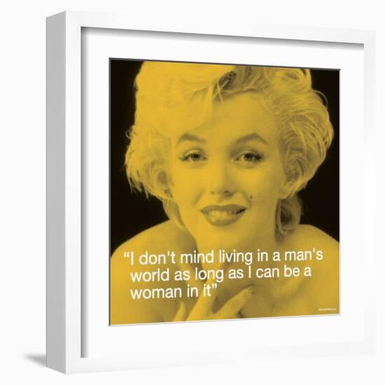 Marilyn: Man's World-null-Framed Art Print