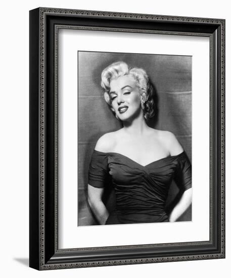 Marilyn Monroe, 1953-null-Framed Photographic Print