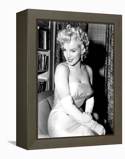 Marilyn Monroe 1955 Birth of the Marilyn Monroe Productions-null-Framed Stretched Canvas