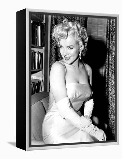 Marilyn Monroe 1955 Birth of the Marilyn Monroe Productions-null-Framed Stretched Canvas