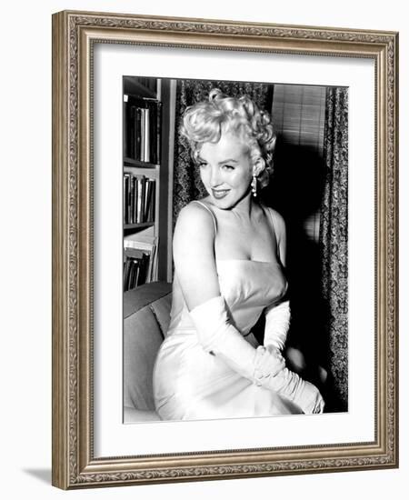 Marilyn Monroe 1955 Birth of the Marilyn Monroe Productions-null-Framed Photo