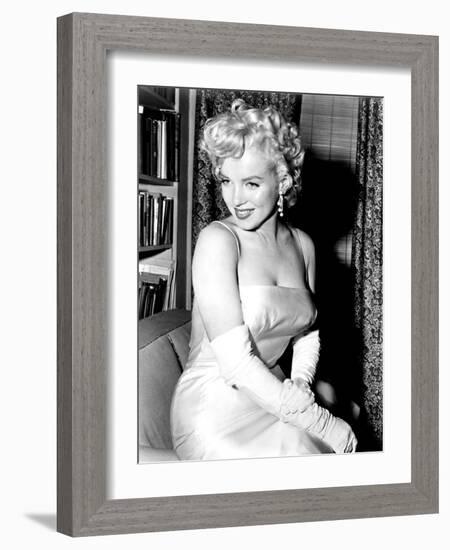 Marilyn Monroe 1955 Birth of the Marilyn Monroe Productions-null-Framed Photo