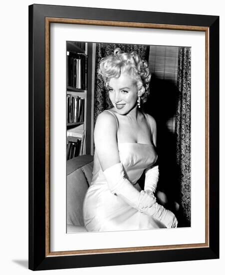 Marilyn Monroe 1955 Birth of the Marilyn Monroe Productions-null-Framed Photo