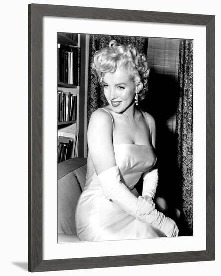 Marilyn Monroe 1955 Birth of the Marilyn Monroe Productions-null-Framed Photo