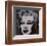 Marilyn Monroe, 1967 (black)-Andy Warhol-Framed Art Print