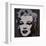 Marilyn Monroe, 1967 (black)-Andy Warhol-Framed Art Print