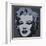 Marilyn Monroe, 1967 (black)-Andy Warhol-Framed Art Print