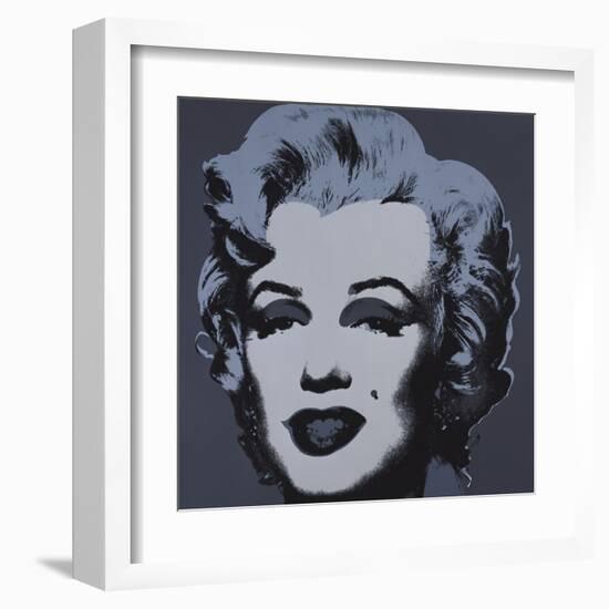 Marilyn Monroe, 1967 (black)-Andy Warhol-Framed Art Print