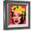 Marilyn Monroe, 1967 (hot pink)-Andy Warhol-Framed Art Print