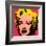 Marilyn Monroe, 1967 (hot pink)-Andy Warhol-Framed Art Print