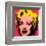 Marilyn Monroe, 1967 (hot pink)-Andy Warhol-Framed Art Print