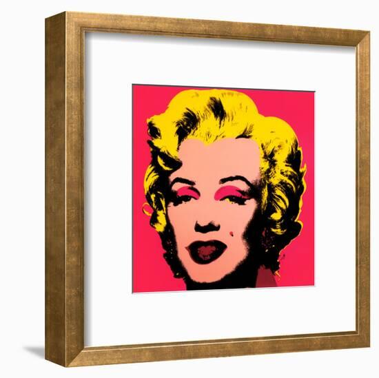 Marilyn Monroe, 1967 (hot pink)-Andy Warhol-Framed Art Print