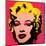 Marilyn Monroe, 1967 (hot pink)-Andy Warhol-Mounted Art Print