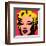 Marilyn Monroe, 1967 (hot pink)-Andy Warhol-Framed Art Print