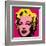 Marilyn Monroe, 1967 (hot pink)-Andy Warhol-Framed Art Print