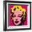 Marilyn Monroe, 1967 (hot pink)-Andy Warhol-Framed Art Print