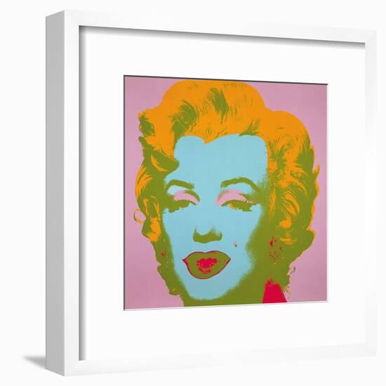 Marilyn Monroe, 1967 (pale pink)-Andy Warhol-Framed Art Print