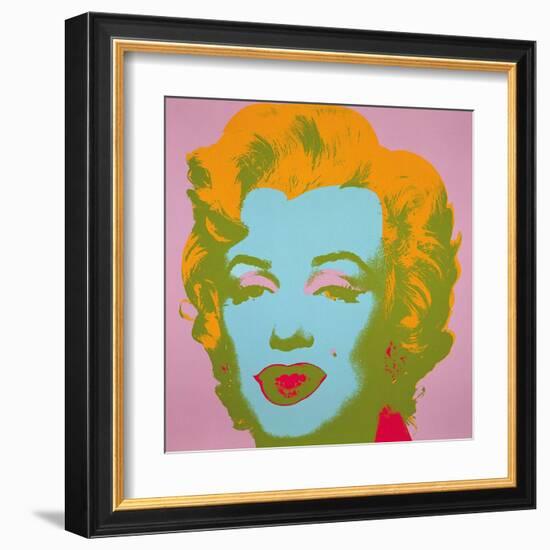 Marilyn Monroe, 1967 (pale pink)-Andy Warhol-Framed Art Print