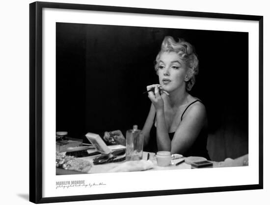 Marilyn Monroe, Back Stage-Sam Shaw-Framed Art Print
