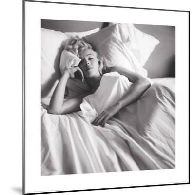 Marilyn Monroe Bed Mounted Print Art Com