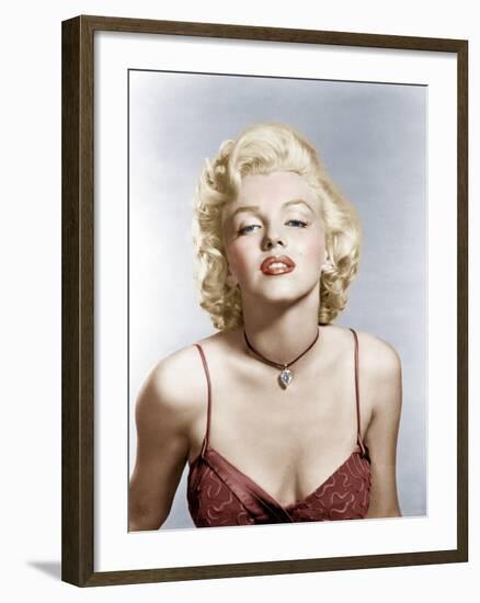 Marilyn Monroe, ca. mid-1950s-null-Framed Photo