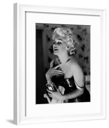 Marilyn Monroe, Chanel No.5 Art Print by Ed Feingersh | Art.com