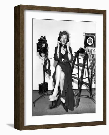 Marilyn Monroe. "Don't Bother to Knock" [1952], Directed by Roy Ward Baker.-null-Framed Photographic Print