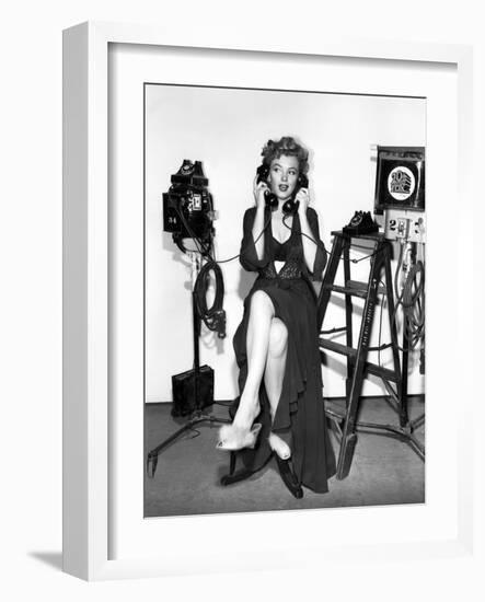 Marilyn Monroe. "Don't Bother to Knock" [1952], Directed by Roy Ward Baker.-null-Framed Photographic Print