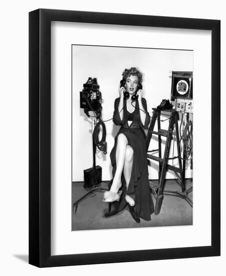 Marilyn Monroe. "Don't Bother to Knock" [1952], Directed by Roy Ward Baker.-null-Framed Premium Photographic Print