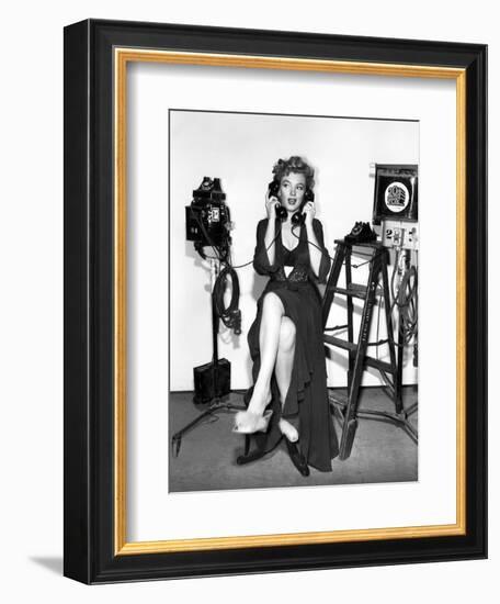 Marilyn Monroe. "Don't Bother to Knock" [1952], Directed by Roy Ward Baker.-null-Framed Premium Photographic Print