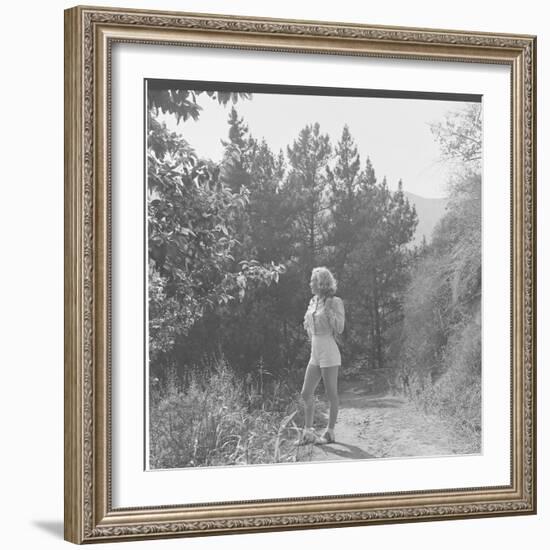 Marilyn Monroe in California-Ed Clark-Framed Photographic Print