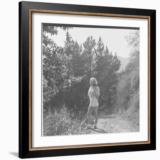 Marilyn Monroe in California-Ed Clark-Framed Photographic Print