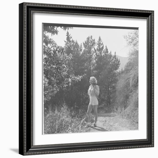 Marilyn Monroe in California-Ed Clark-Framed Photographic Print