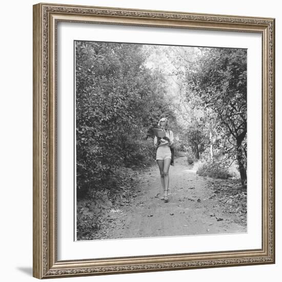 Marilyn Monroe in California-Ed Clark-Framed Photographic Print