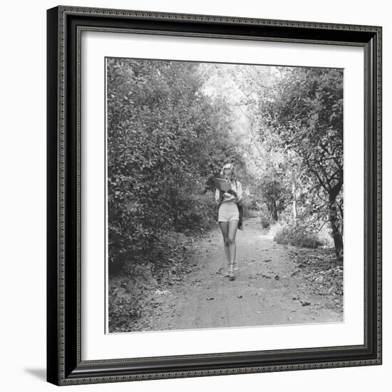 Marilyn Monroe in California-Ed Clark-Framed Photographic Print