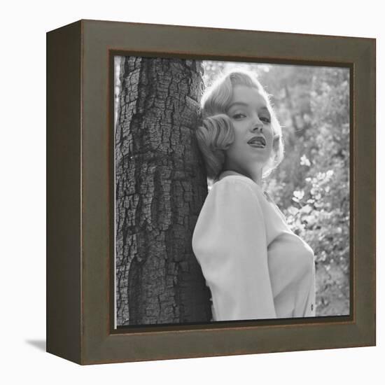 Marilyn Monroe in California-Ed Clark-Framed Premier Image Canvas