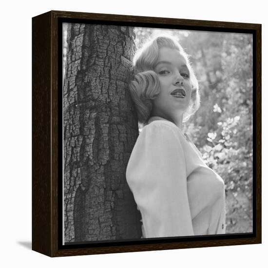 Marilyn Monroe in California-Ed Clark-Framed Premier Image Canvas