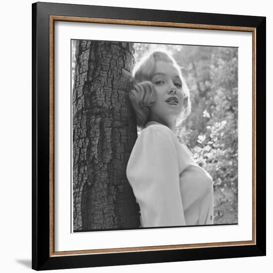 Marilyn Monroe in California-Ed Clark-Framed Premium Photographic Print