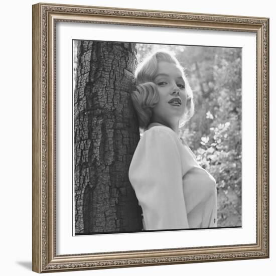 Marilyn Monroe in California-Ed Clark-Framed Photographic Print