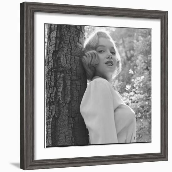 Marilyn Monroe in California-Ed Clark-Framed Photographic Print