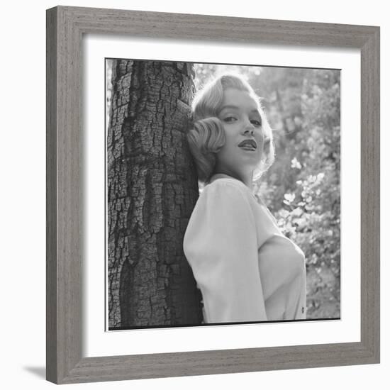 Marilyn Monroe in California-Ed Clark-Framed Photographic Print