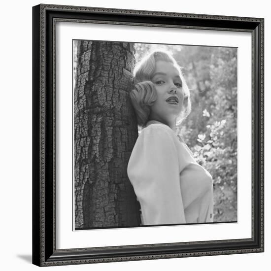 Marilyn Monroe in California-Ed Clark-Framed Photographic Print