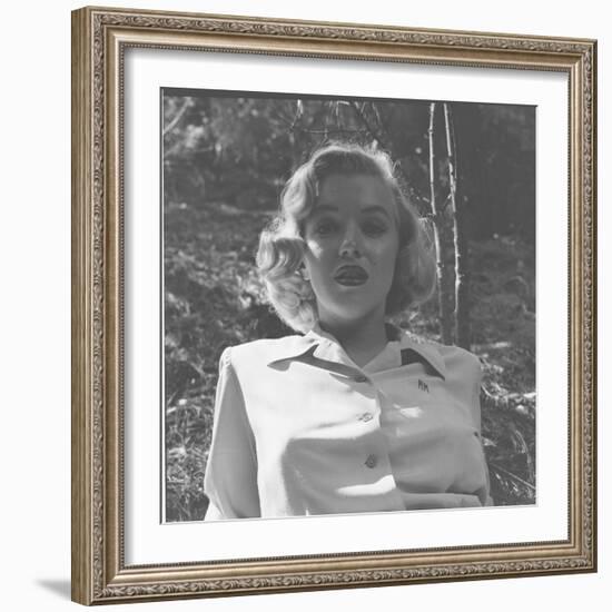 Marilyn Monroe in California-Ed Clark-Framed Premium Photographic Print