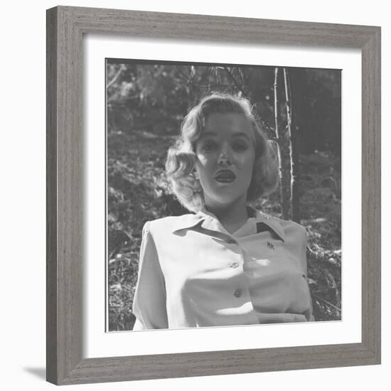 Marilyn Monroe in California-Ed Clark-Framed Photographic Print