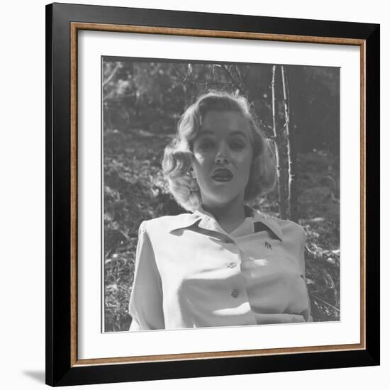 Marilyn Monroe in California-Ed Clark-Framed Photographic Print